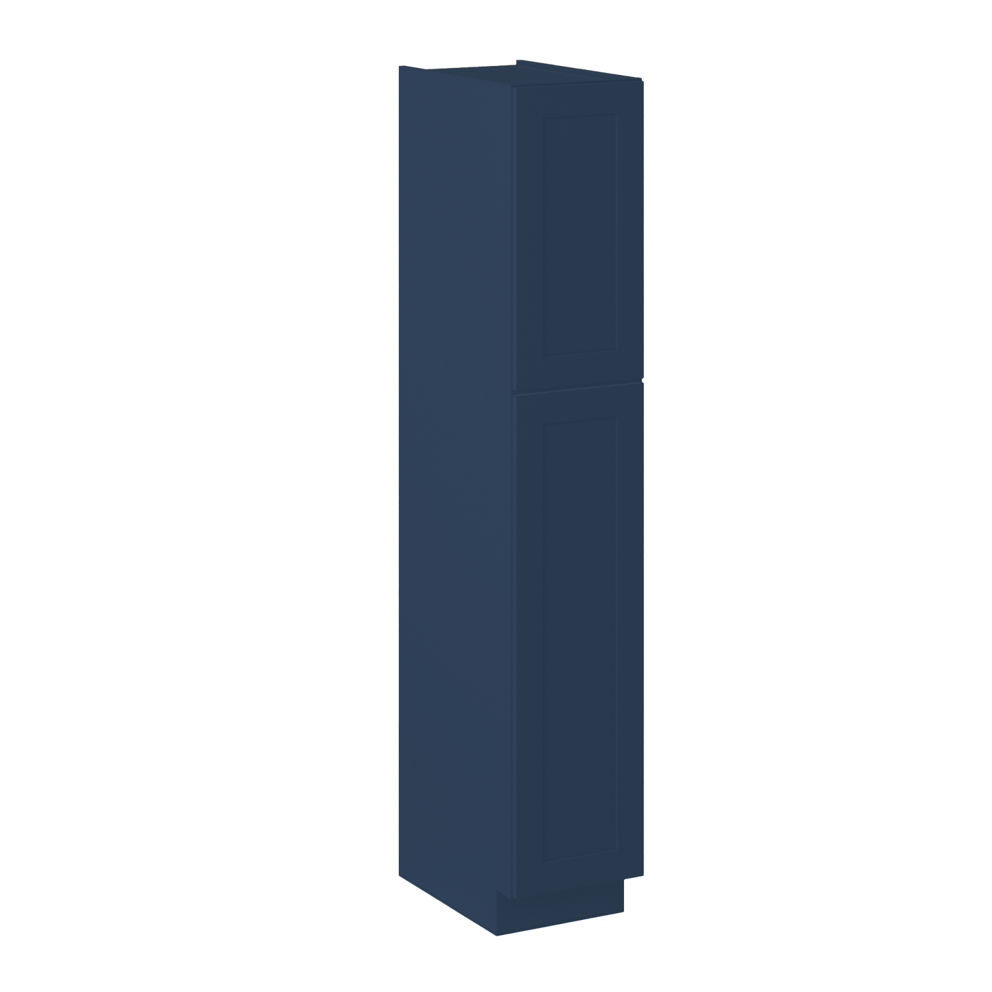 Utility Kitchen Cabinet U1584 Danbury Blue LessCare 15 in. width 84 in. height 24 in. depth - Kitchen Cabinets