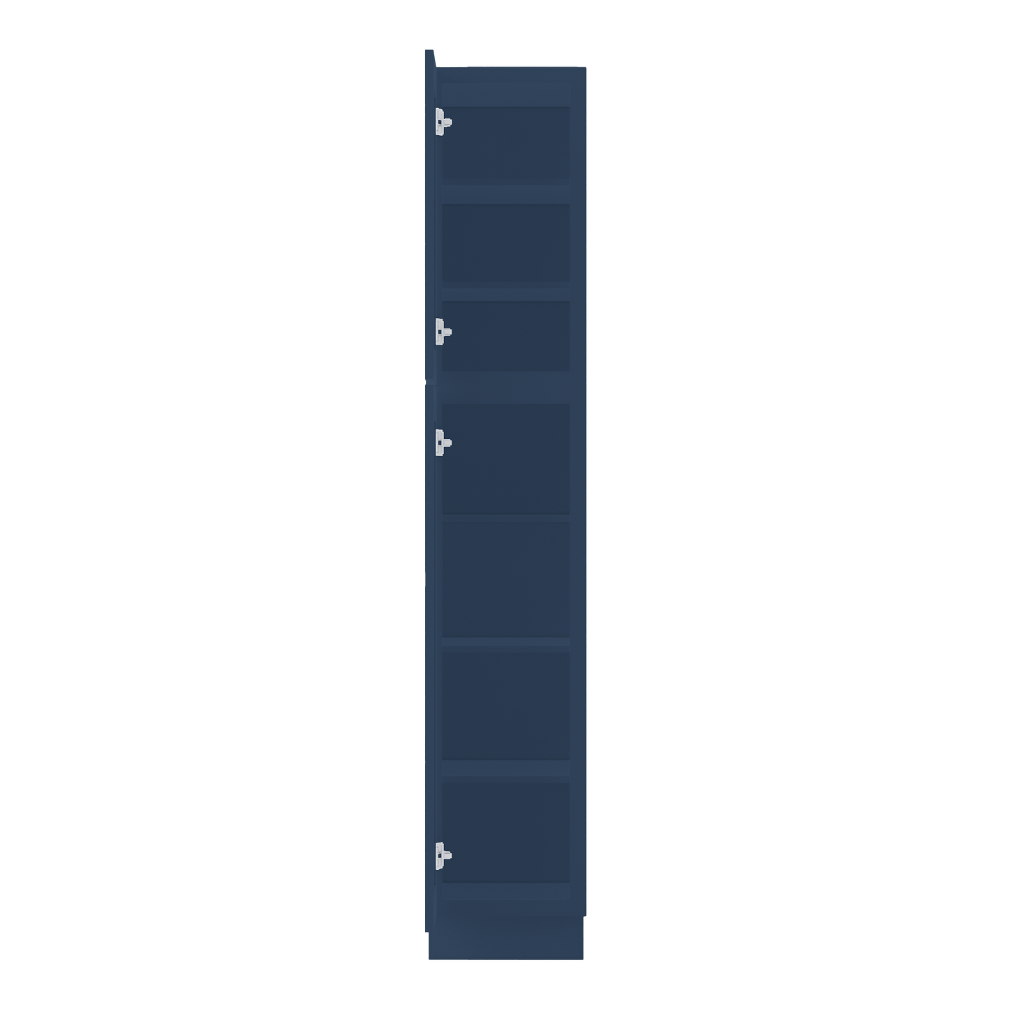 Utility Kitchen Cabinet U1584 Danbury Blue LessCare 15 in. width 84 in. height 24 in. depth - Kitchen Cabinets