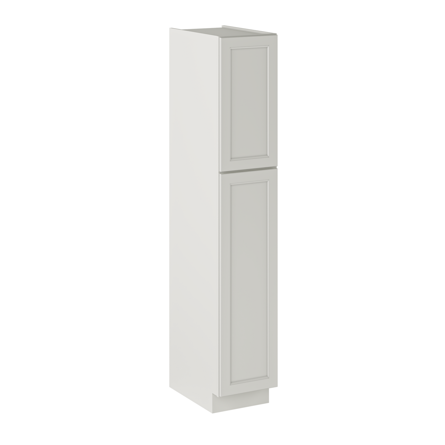 Utility Kitchen Cabinet U1584 Milan Pearl 15 in. width 84 in. height 24 in. depth - Kitchen Cabinets