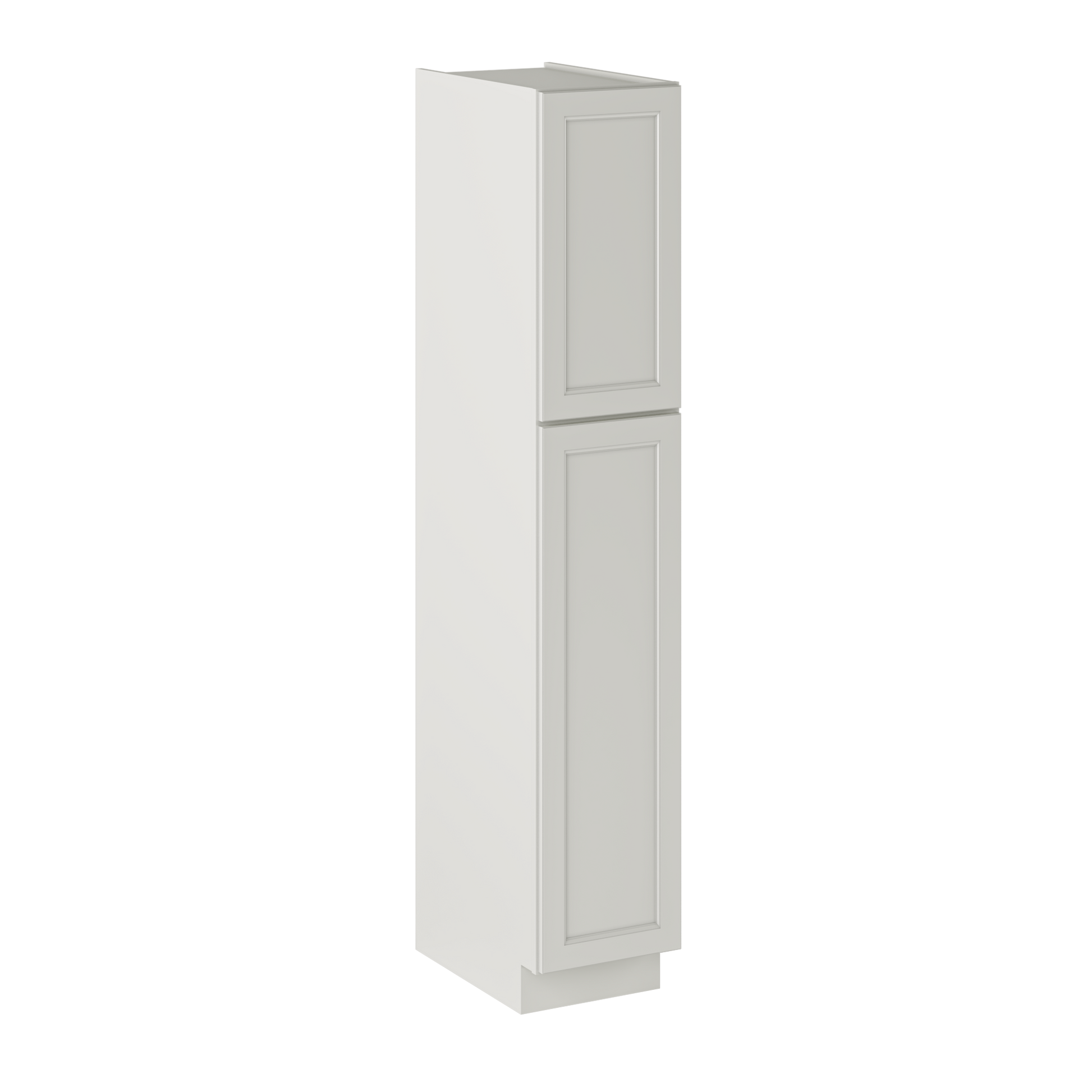 Utility Kitchen Cabinet U1584 Milan Pearl 15 in. width 84 in. height 24 in. depth - Kitchen Cabinets