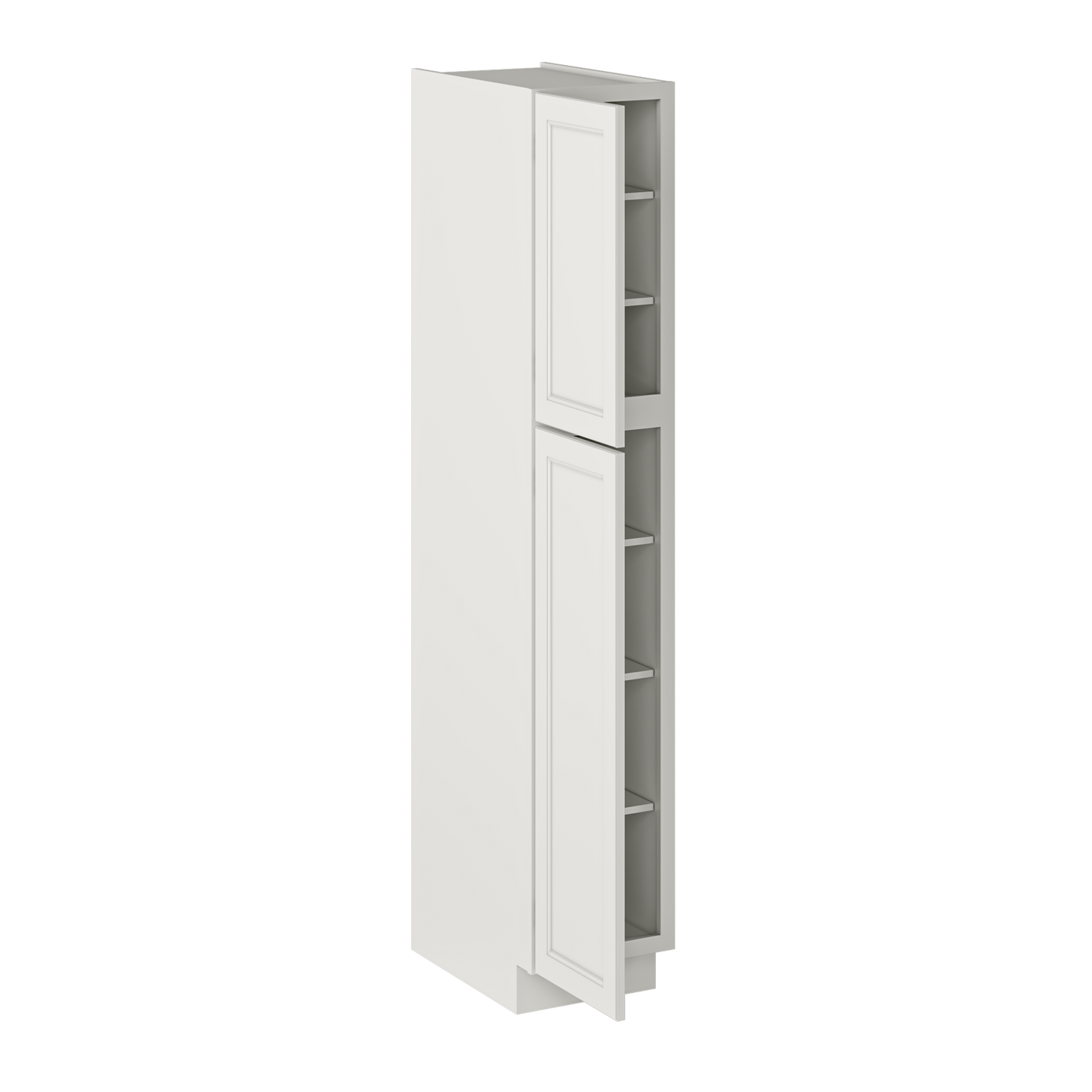 Utility Kitchen Cabinet U1584 Milan Pearl 15 in. width 84 in. height 24 in. depth - Kitchen Cabinets