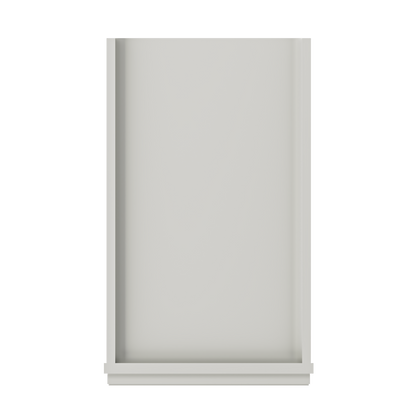 Utility Kitchen Cabinet U1584 Milan Pearl 15 in. width 84 in. height 24 in. depth - Kitchen Cabinets