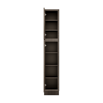 Utility Kitchen Cabinet U1584 Milan Slate 15 in. width 84 in. height 24 in. depth - Kitchen Cabinets