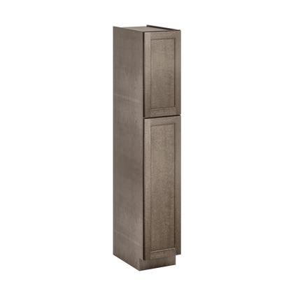 Utility Kitchen Cabinet U1584 Milan Slate 15 in. width 84 in. height 24 in. depth - Kitchen Cabinets