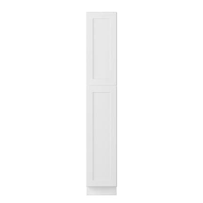Utility Kitchen Cabinet U1590 Alpina White LessCare 15 in. width 90 in. height 24 in. depth - Kitchen Cabinets