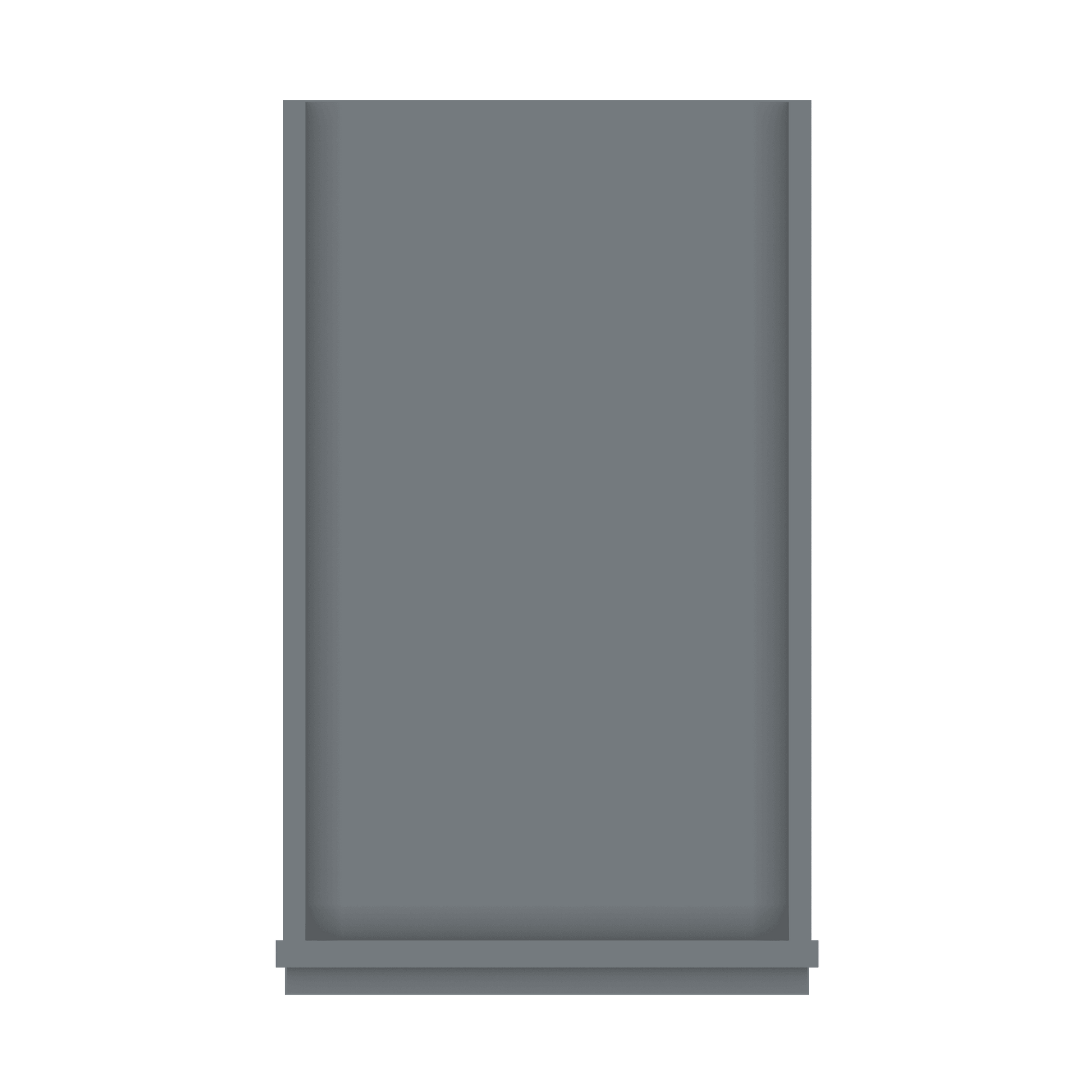 Utility Kitchen Cabinet U1590 Colonial Gray LessCare 15 in. width 90 in. height 24 in. depth - Kitchen Cabinets
