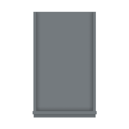 Utility Kitchen Cabinet U1590 Colonial Gray LessCare 15 in. width 90 in. height 24 in. depth - Kitchen Cabinets