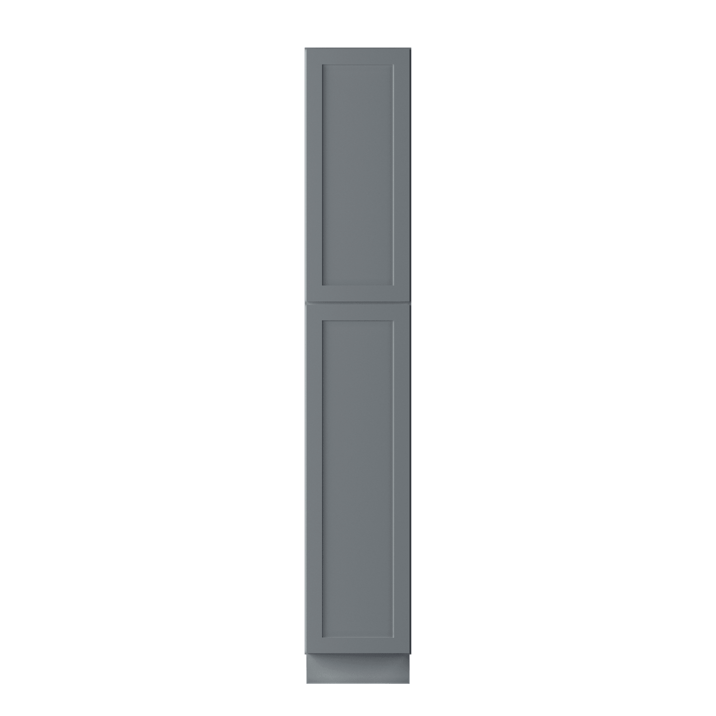 Utility Kitchen Cabinet U1590 Colonial Gray LessCare 15 in. width 90 in. height 24 in. depth - Kitchen Cabinets