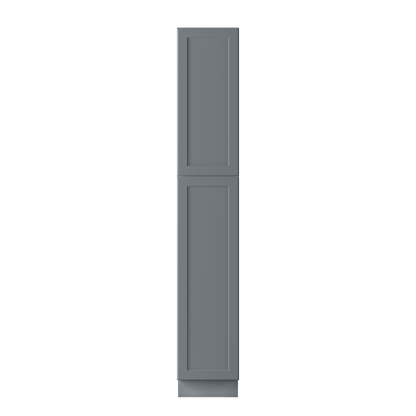 Utility Kitchen Cabinet U1590 Colonial Gray LessCare 15 in. width 90 in. height 24 in. depth - Kitchen Cabinets