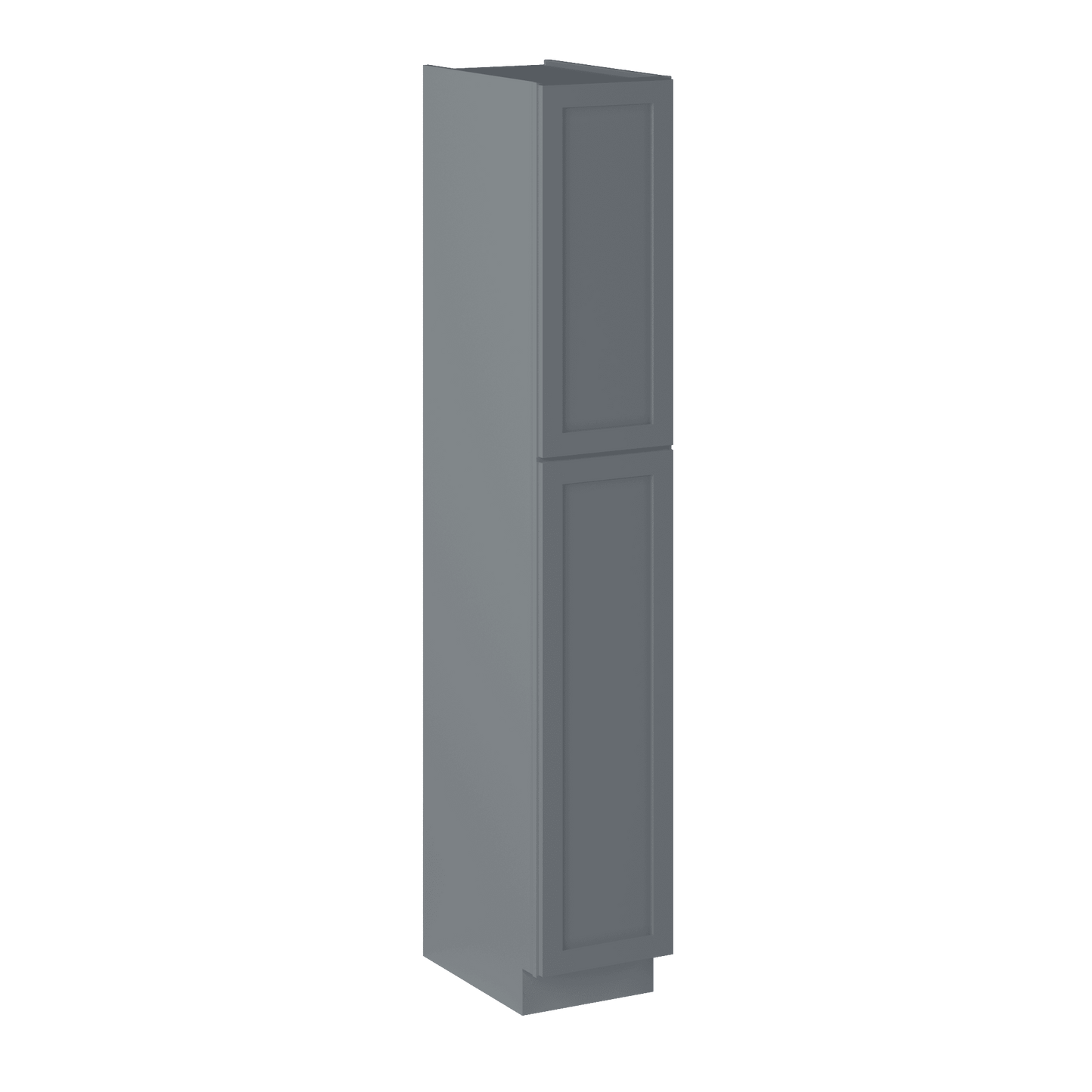 Utility Kitchen Cabinet U1590 Colonial Gray LessCare 15 in. width 90 in. height 24 in. depth - Kitchen Cabinets