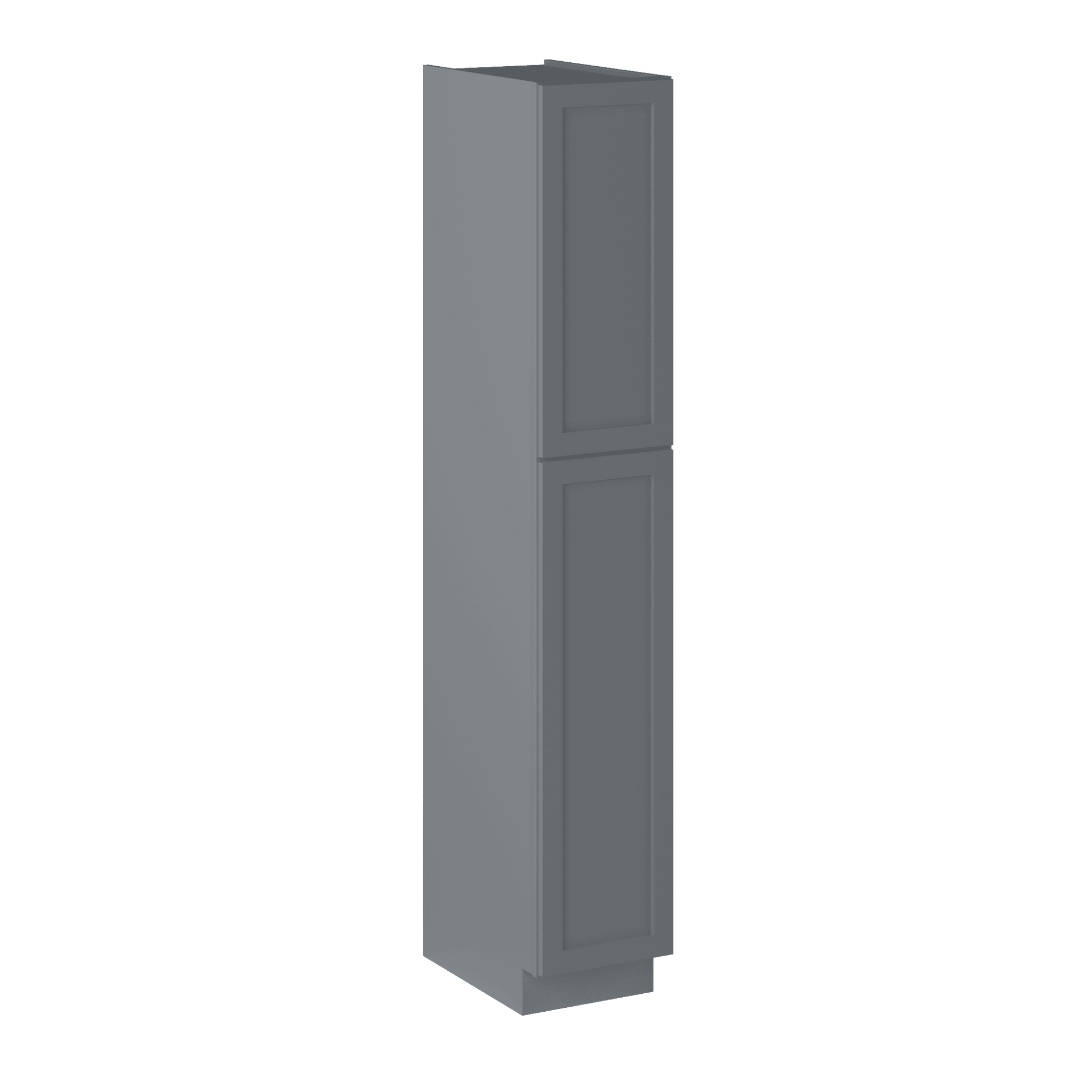 Utility Kitchen Cabinet U1590 Colonial Gray LessCare 15 in. width 90 in. height 24 in. depth - Kitchen Cabinets