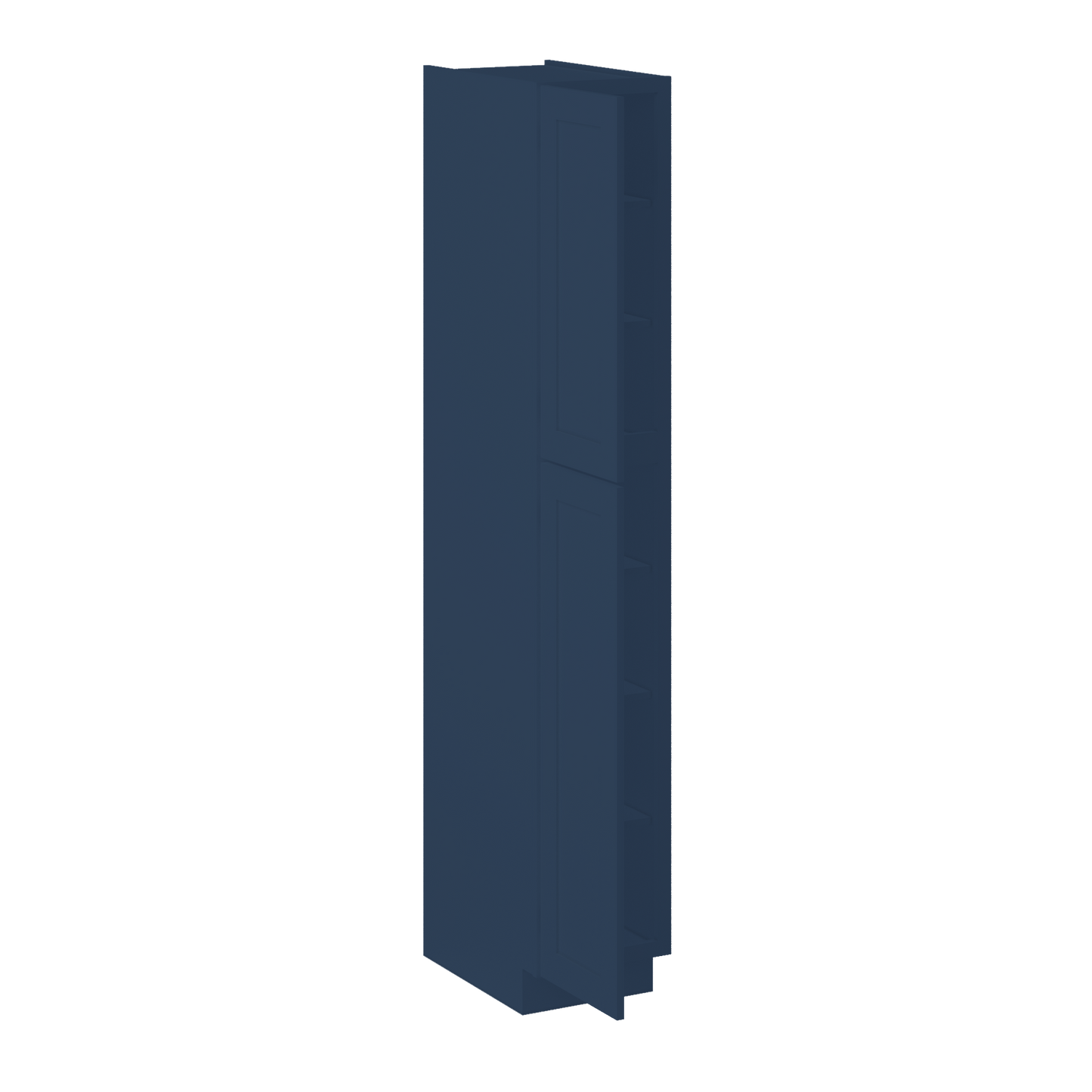 Utility Kitchen Cabinet U1590 Danbury Blue LessCare 15 in. width 90 in. height 24 in. depth - Kitchen Cabinets