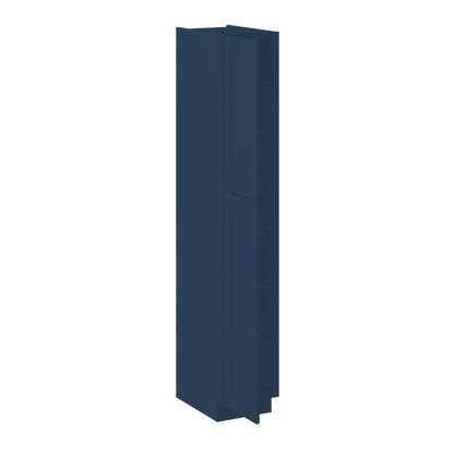 Utility Kitchen Cabinet U1590 Danbury Blue LessCare 15 in. width 90 in. height 24 in. depth - Kitchen Cabinets