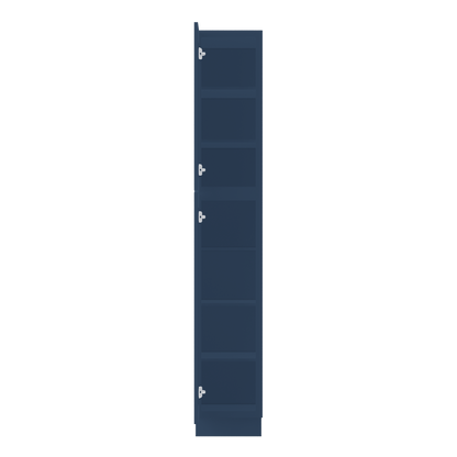 Utility Kitchen Cabinet U1590 Danbury Blue LessCare 15 in. width 90 in. height 24 in. depth - Kitchen Cabinets