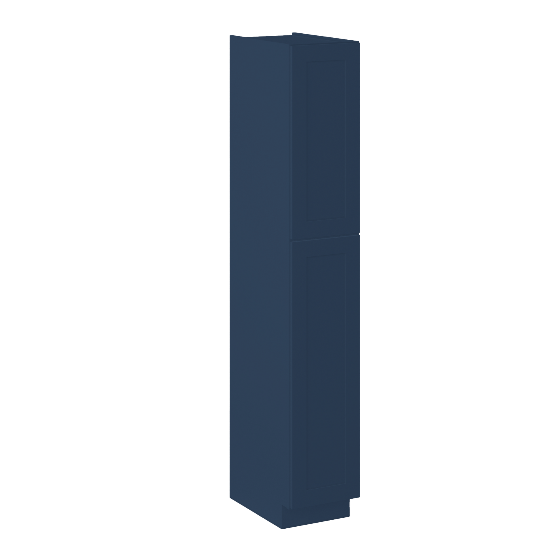 Utility Kitchen Cabinet U1590 Danbury Blue LessCare 15 in. width 90 in. height 24 in. depth - Kitchen Cabinets