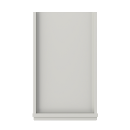 Utility Kitchen Cabinet U1590 Milan Pearl 15 in. width 90 in. height 24 in. depth - Kitchen Cabinets