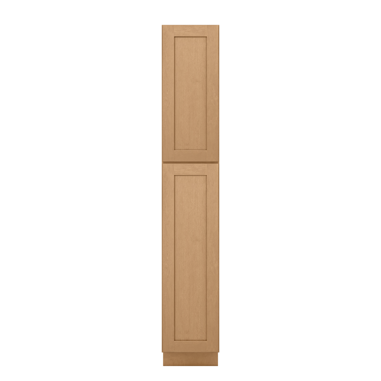 Utility Kitchen Cabinet U1590 Shaker Toffee LessCare 15 in. width 90 in. height 24 in. depth - Kitchen Cabinets