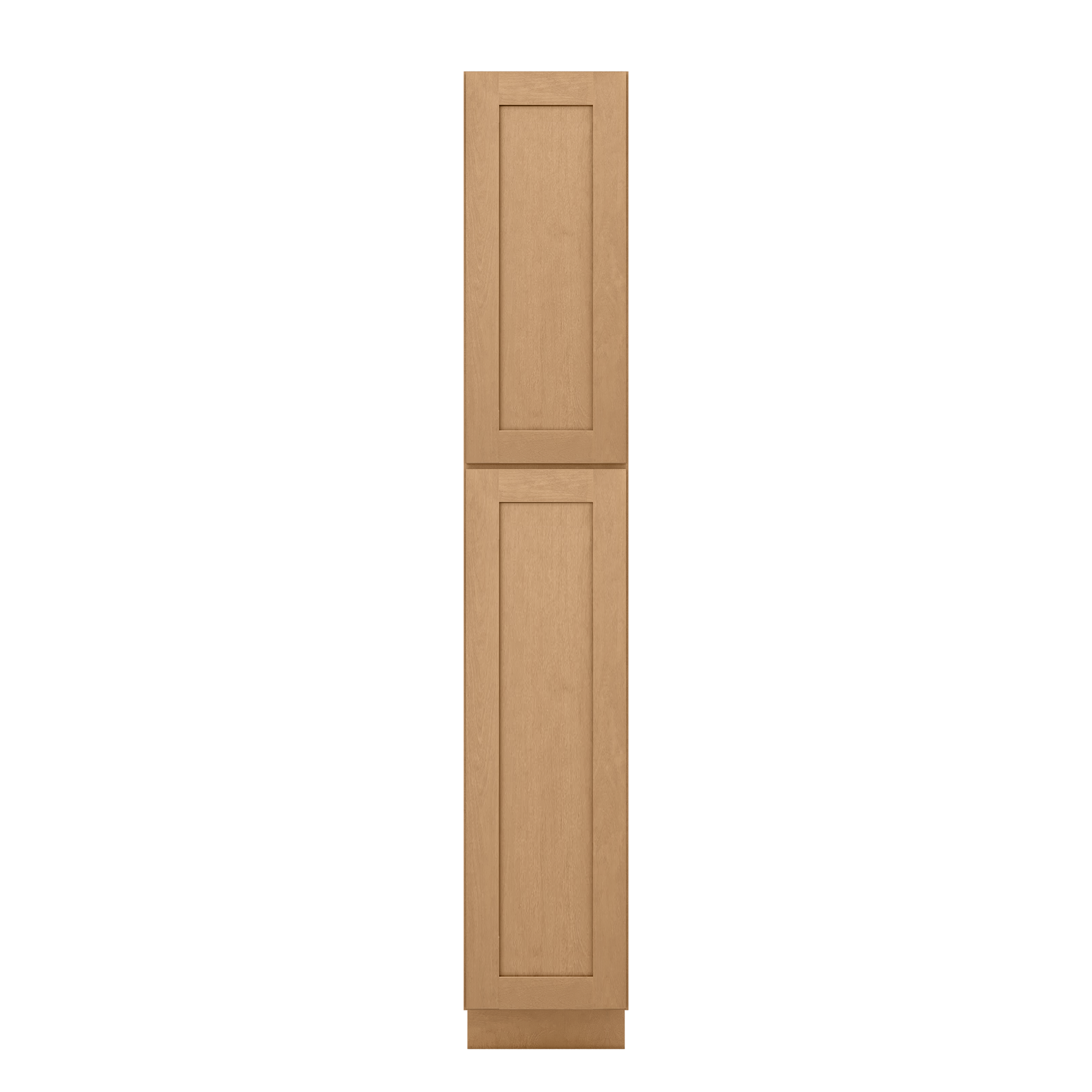 Utility Kitchen Cabinet U1590 Shaker Toffee LessCare 15 in. width 90 in. height 24 in. depth - Kitchen Cabinets