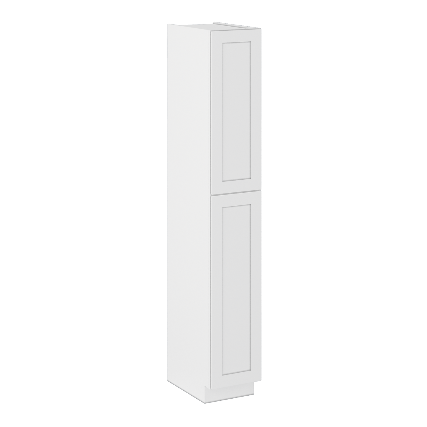 Utility Kitchen Cabinet U1596 Alpina White LessCare 15 in. width 96 in. height 24 in. depth - Kitchen Cabinets