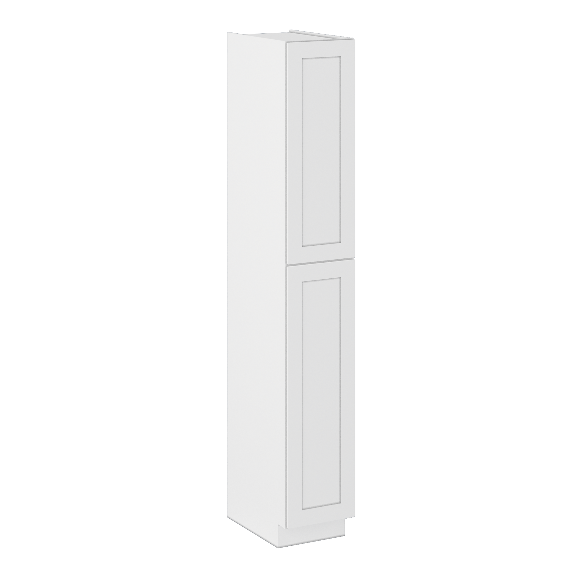Utility Kitchen Cabinet U1596 Alpina White LessCare 15 in. width 96 in. height 24 in. depth - Kitchen Cabinets