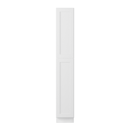 Utility Kitchen Cabinet U1596 Alpina White LessCare 15 in. width 96 in. height 24 in. depth - Kitchen Cabinets