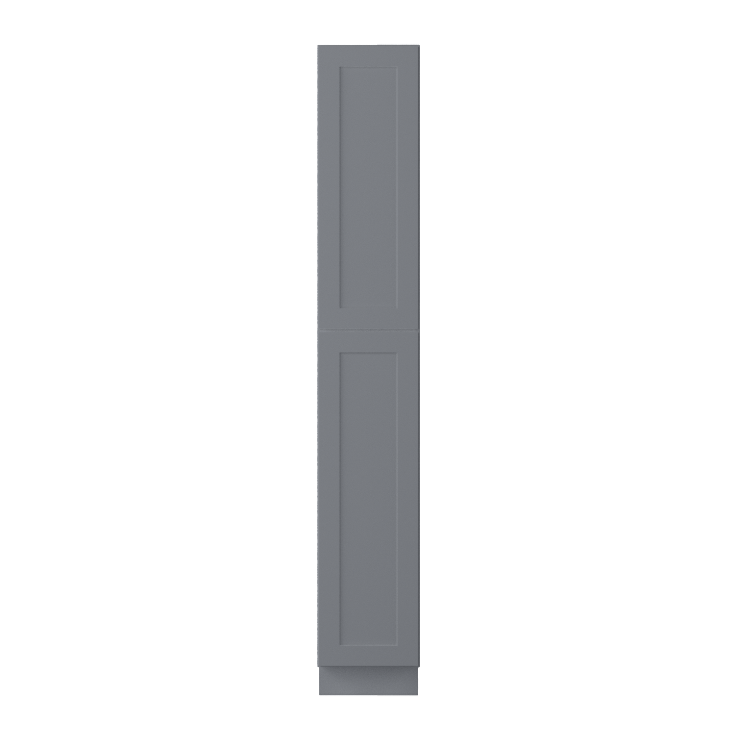 Utility Kitchen Cabinet U1596 Colonial Gray LessCare 15 in. width 96 in. height 24 in. depth - Kitchen Cabinets