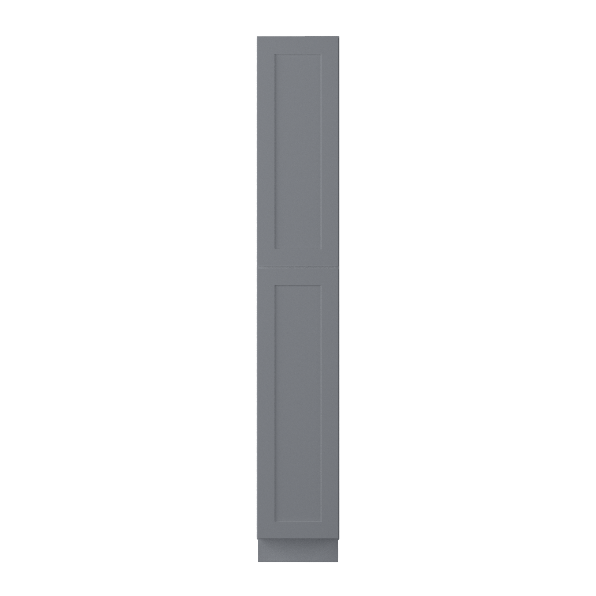 Utility Kitchen Cabinet U1596 Colonial Gray LessCare 15 in. width 96 in. height 24 in. depth - Kitchen Cabinets