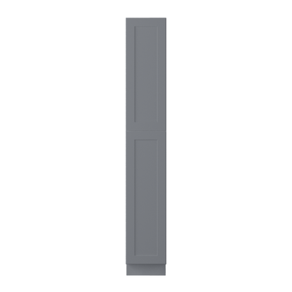 Utility Kitchen Cabinet U1596 Colonial Gray LessCare 15 in. width 96 in. height 24 in. depth - Kitchen Cabinets