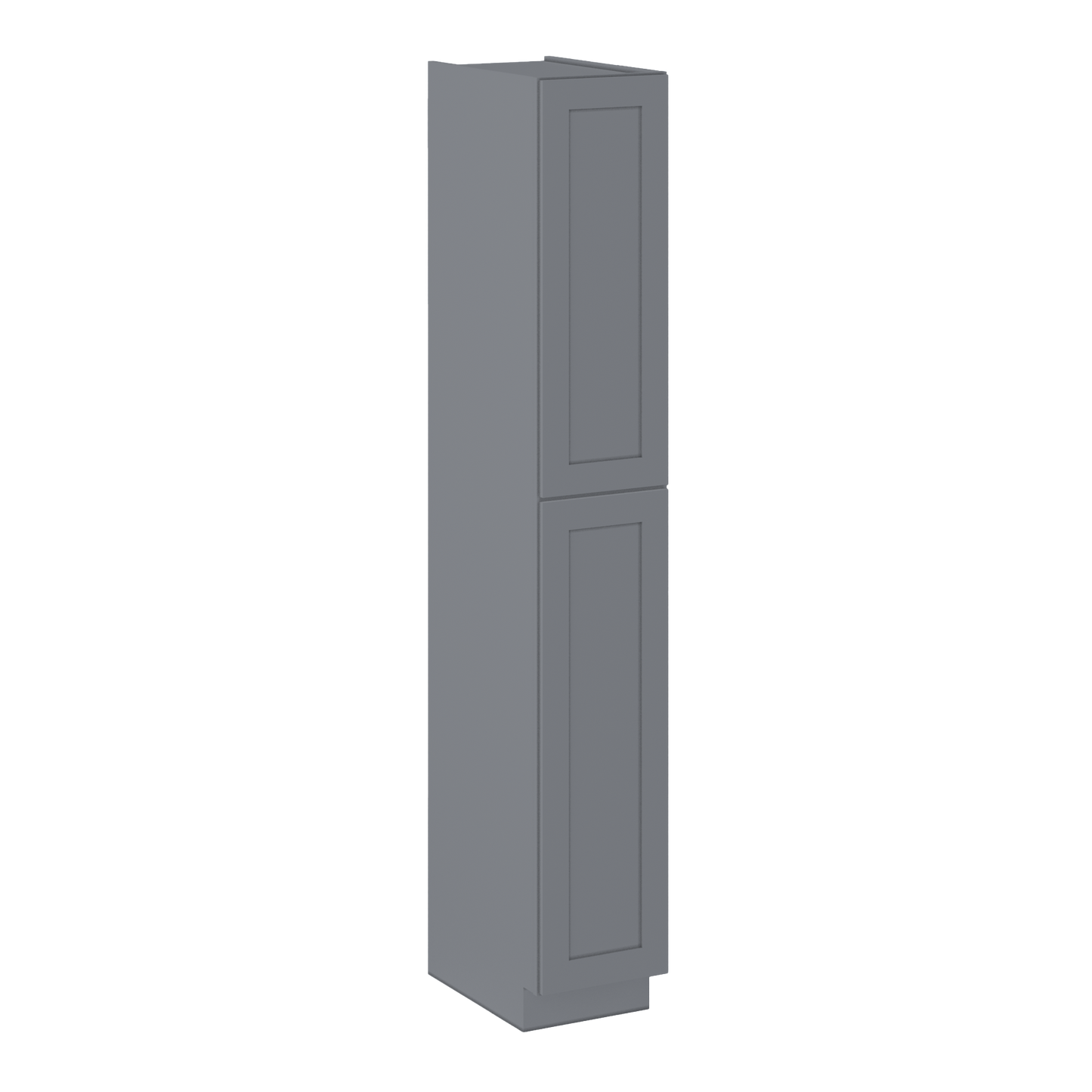 Utility Kitchen Cabinet U1596 Colonial Gray LessCare 15 in. width 96 in. height 24 in. depth - Kitchen Cabinets