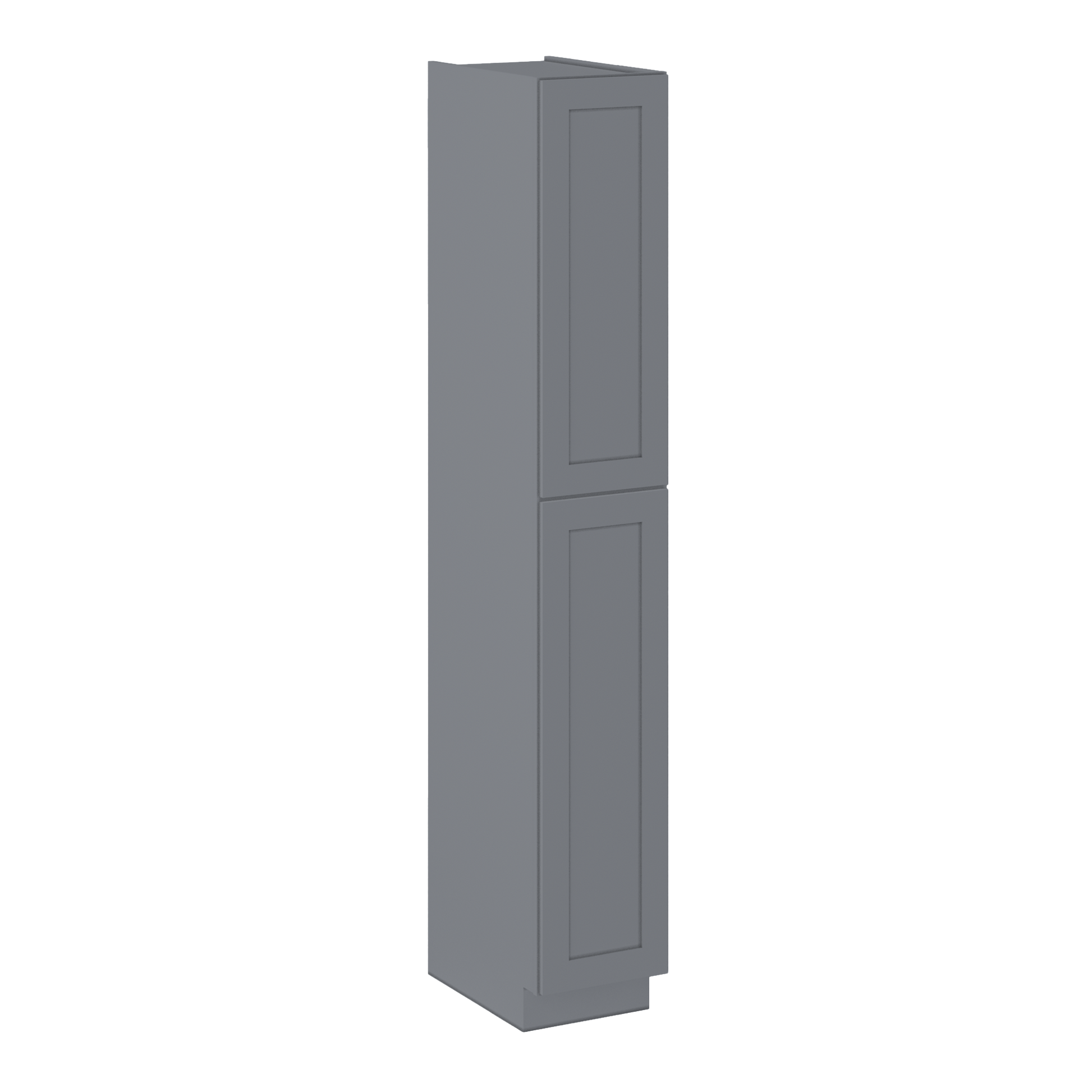 Utility Kitchen Cabinet U1596 Colonial Gray LessCare 15 in. width 96 in. height 24 in. depth - Kitchen Cabinets