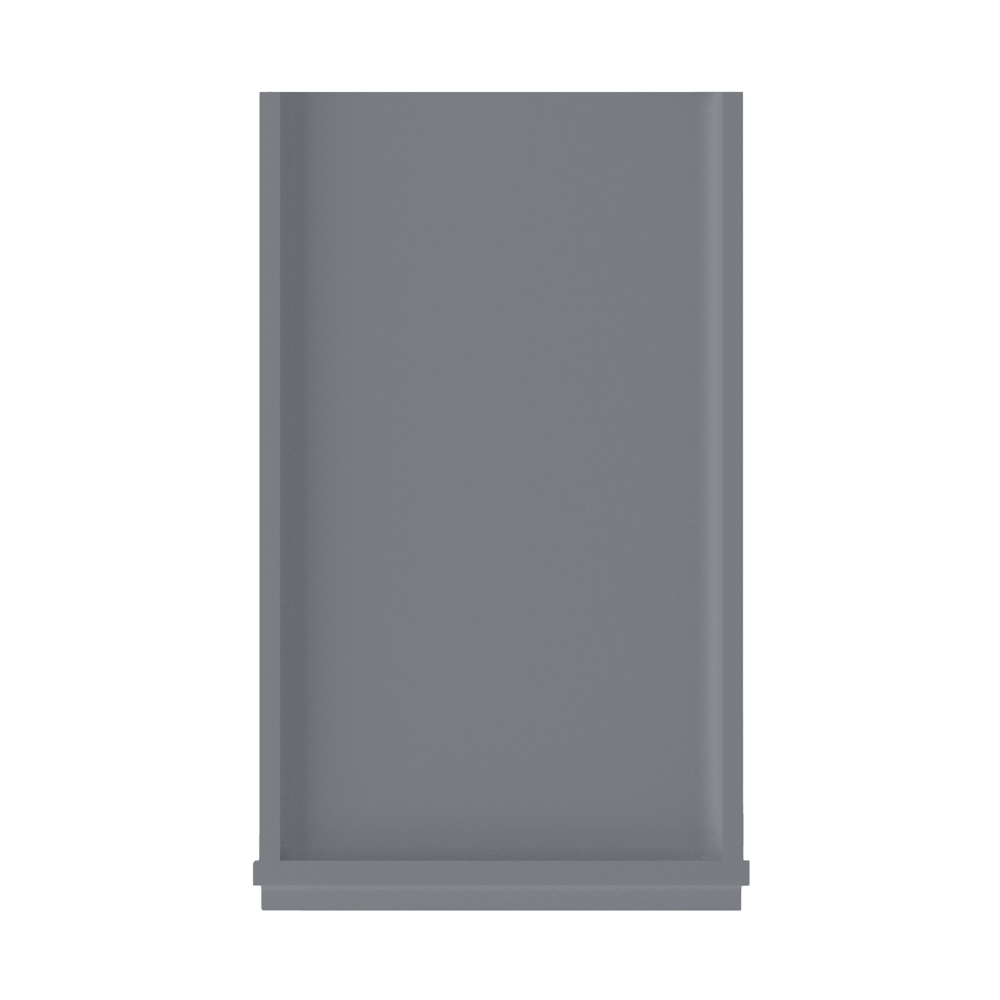 Utility Kitchen Cabinet U1596 Colonial Gray LessCare 15 in. width 96 in. height 24 in. depth - Kitchen Cabinets