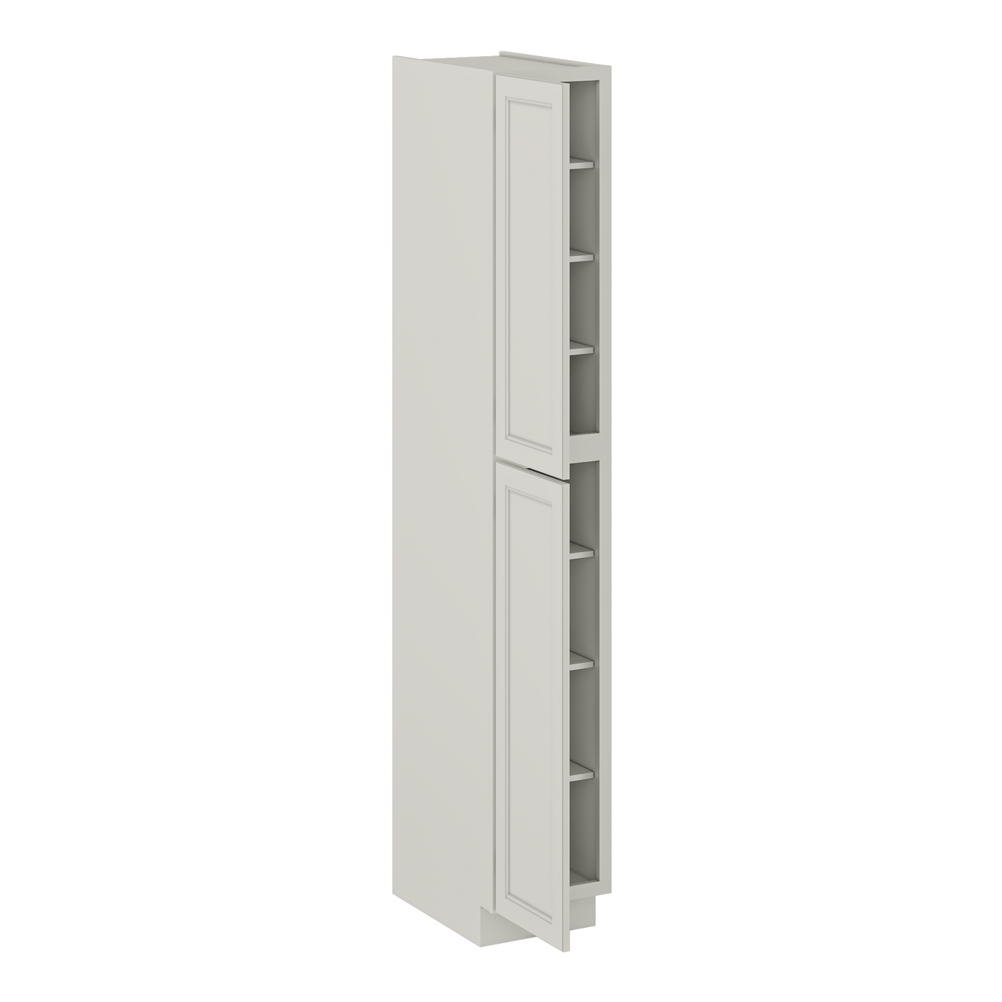 Utility Kitchen Cabinet U1596 Milan Pearl 15 in. width 96 in. height 24 in. depth - Kitchen Cabinets