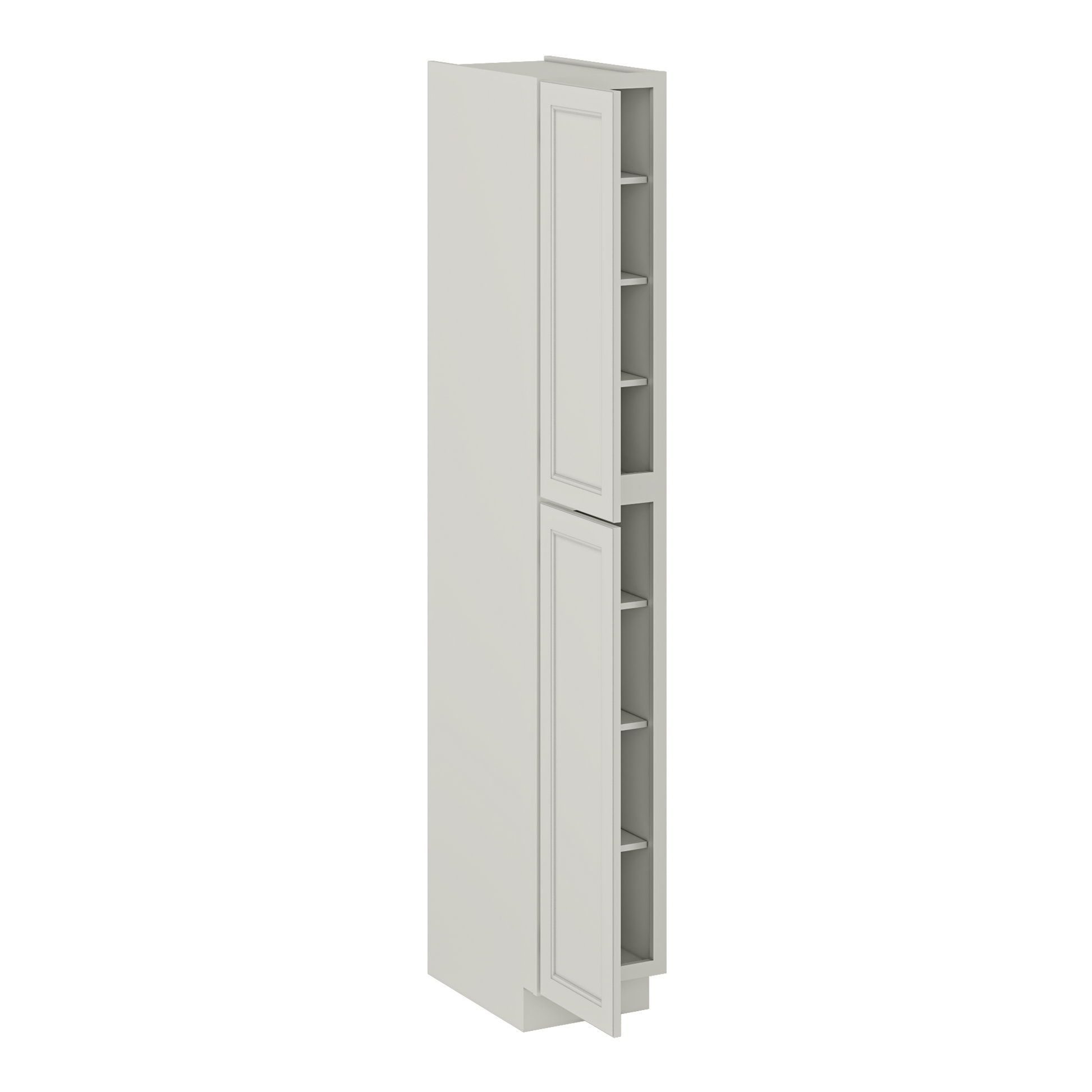 Utility Kitchen Cabinet U1596 Milan Pearl 15 in. width 96 in. height 24 in. depth - Kitchen Cabinets