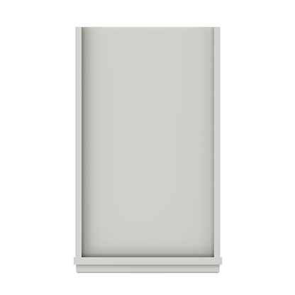 Utility Kitchen Cabinet U1596 Milan Pearl 15 in. width 96 in. height 24 in. depth - Kitchen Cabinets