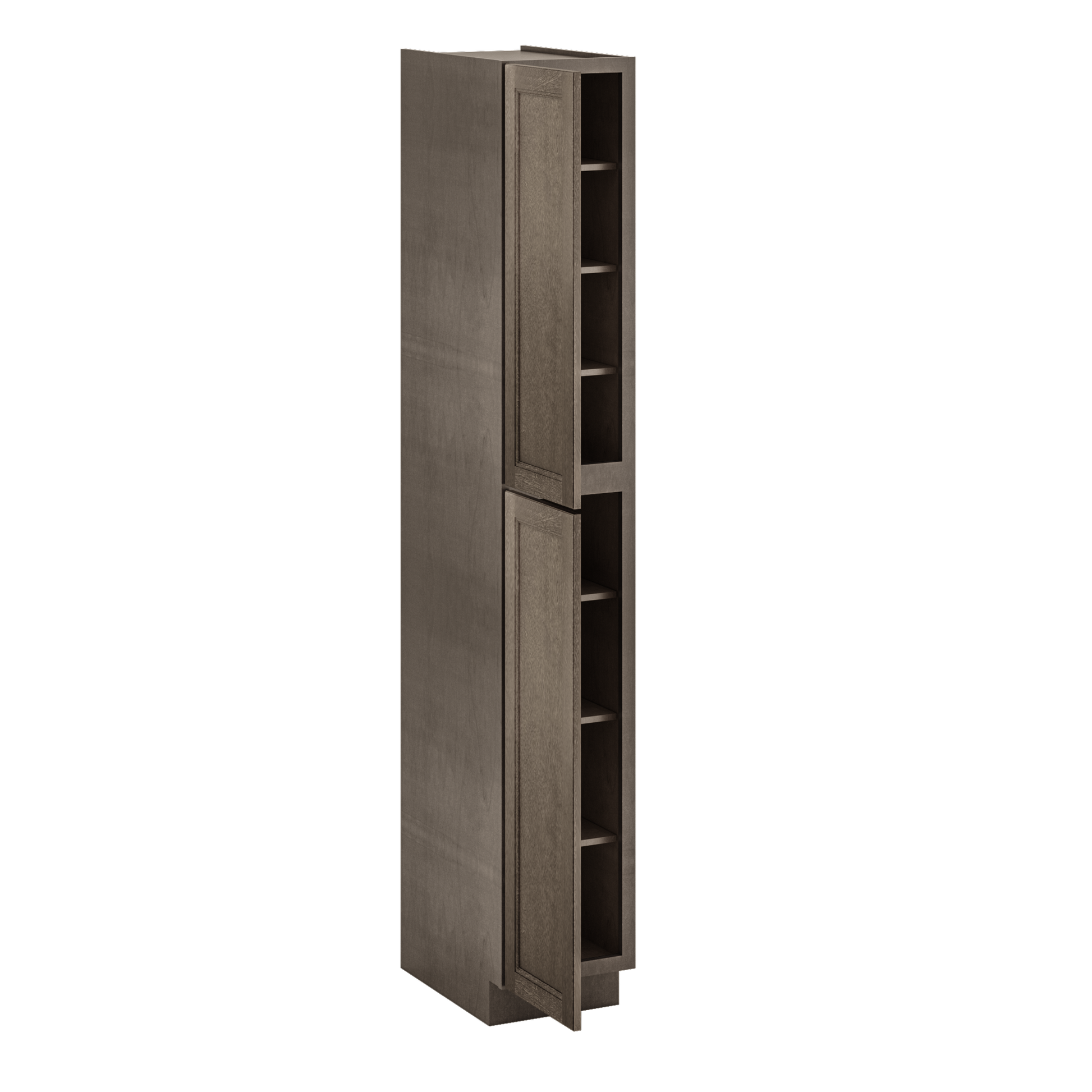 Utility Kitchen Cabinet U1596 Milan Slate 15 in. width 96 in. height 24 in. depth - Kitchen Cabinets