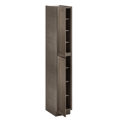 Utility Kitchen Cabinet U1596 Milan Slate 15 in. width 96 in. height 24 in. depth - Kitchen Cabinets