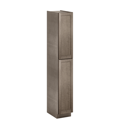 Utility Kitchen Cabinet U1596 Milan Slate 15 in. width 96 in. height 24 in. depth - Kitchen Cabinets