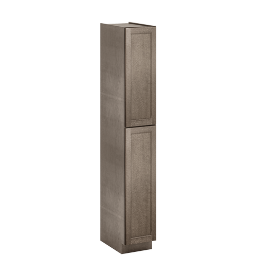 Utility Kitchen Cabinet U1596 Milan Slate 15 in. width 96 in. height 24 in. depth - Kitchen Cabinets