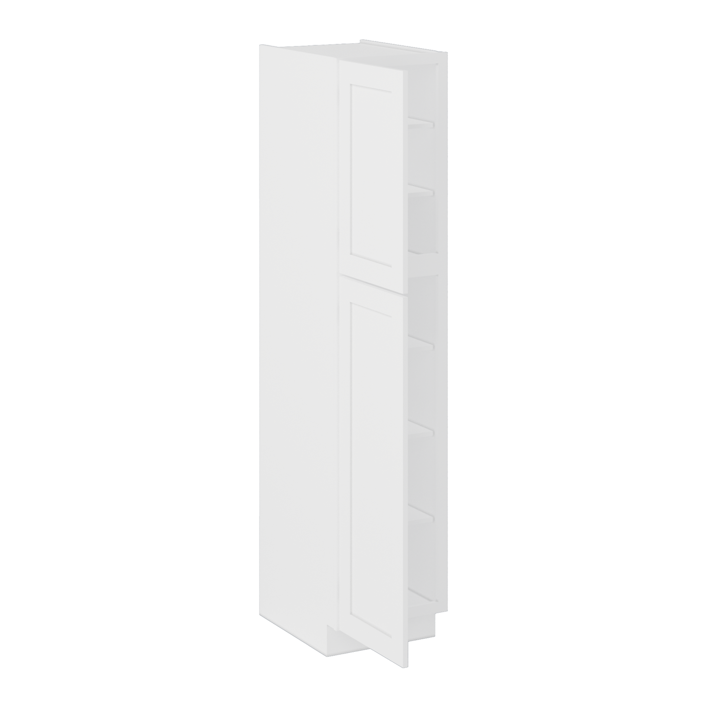 Utility Kitchen Cabinet U1884 Alpina White LessCare 18 in. width 84 in. height 24 in. depth - Kitchen Cabinets