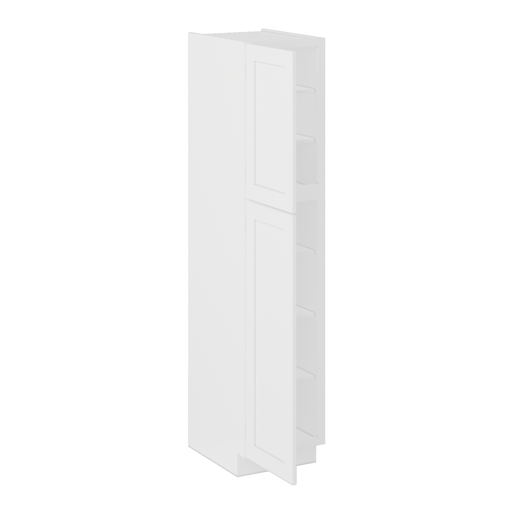 Utility Kitchen Cabinet U1884 Alpina White LessCare 18 in. width 84 in. height 24 in. depth - Kitchen Cabinets