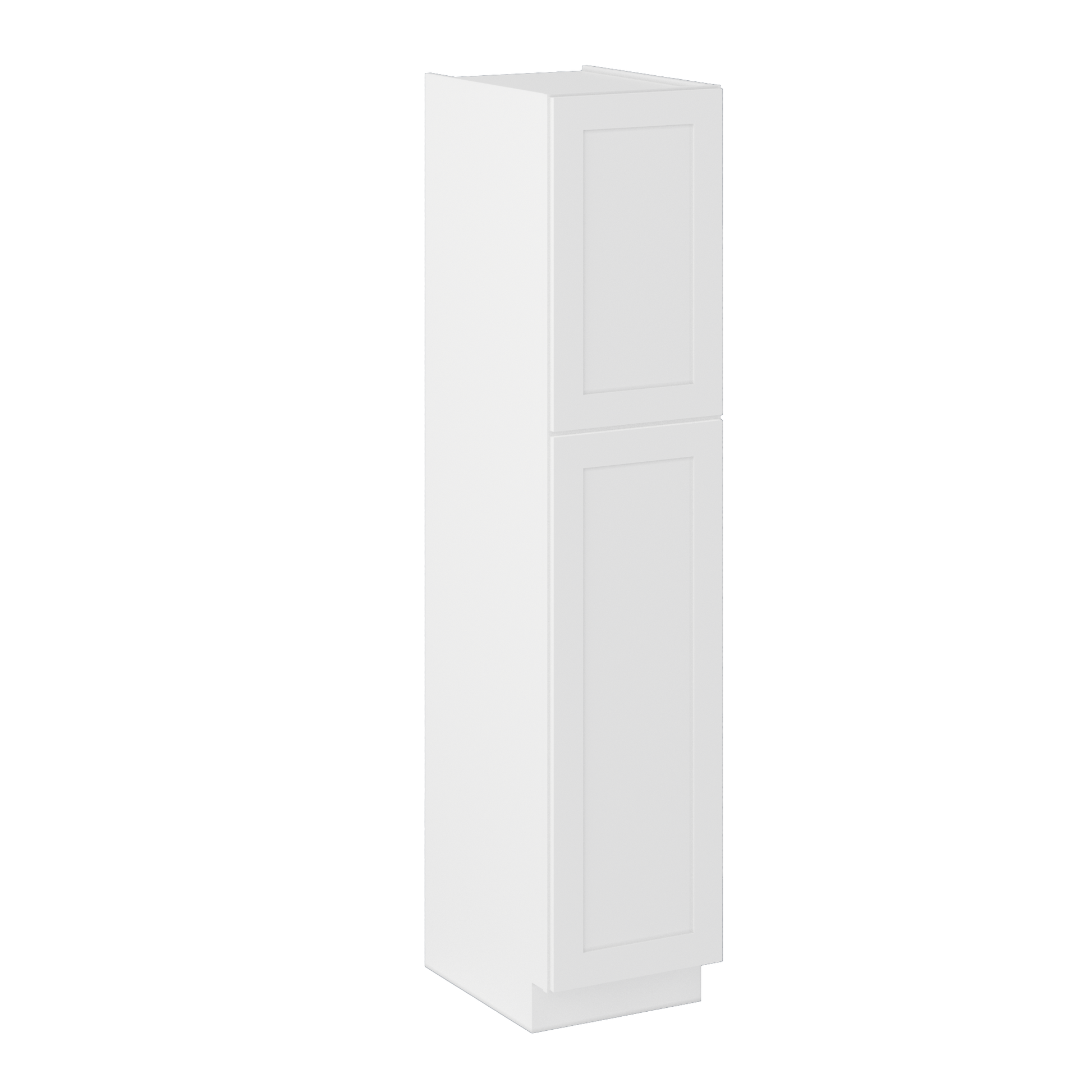 Utility Kitchen Cabinet U1884 Alpina White LessCare 18 in. width 84 in. height 24 in. depth - Kitchen Cabinets