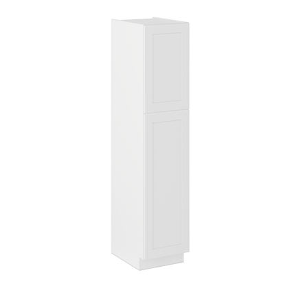 Utility Kitchen Cabinet U1884 Alpina White LessCare 18 in. width 84 in. height 24 in. depth - Kitchen Cabinets