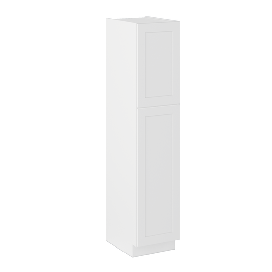 Utility Kitchen Cabinet U1884 Alpina White LessCare 18 in. width 84 in. height 24 in. depth - Kitchen Cabinets