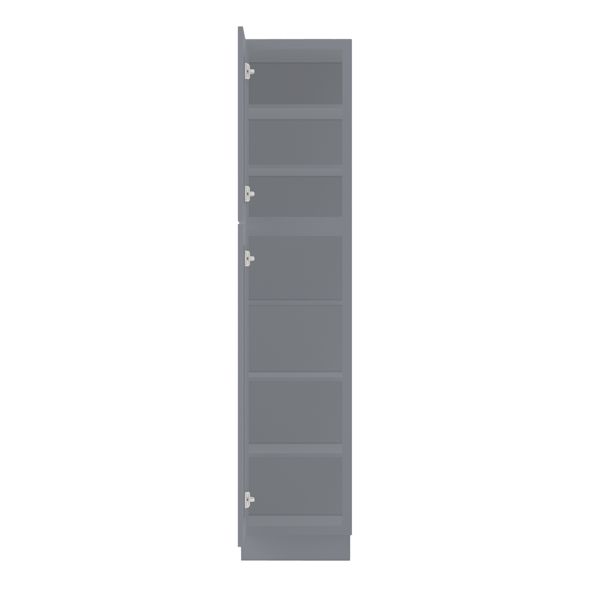 Utility Kitchen Cabinet U1884 Colonial Gray LessCare 18 in. width 84 in. height 24 in. depth - Kitchen Cabinets