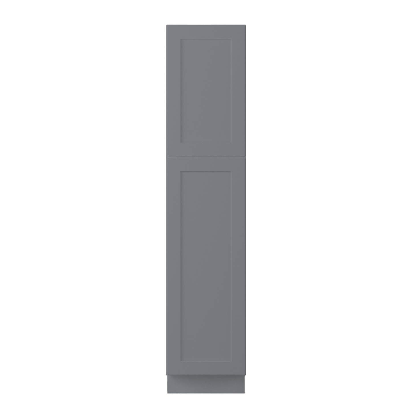 Utility Kitchen Cabinet U1884 Colonial Gray LessCare 18 in. width 84 in. height 24 in. depth - Kitchen Cabinets