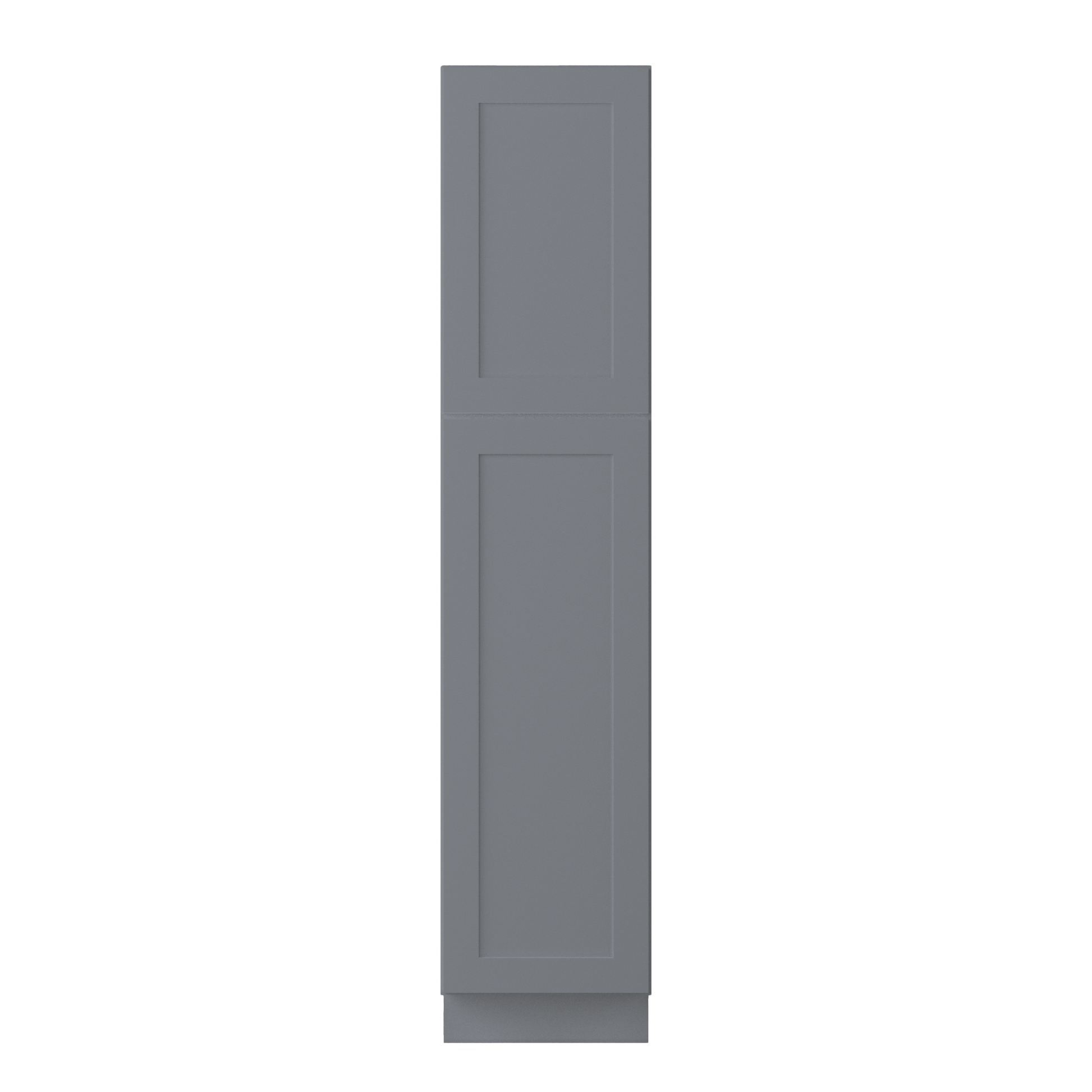 Utility Kitchen Cabinet U1884 Colonial Gray LessCare 18 in. width 84 in. height 24 in. depth - Kitchen Cabinets