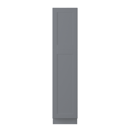 Utility Kitchen Cabinet U1884 Colonial Gray LessCare 18 in. width 84 in. height 24 in. depth - Kitchen Cabinets