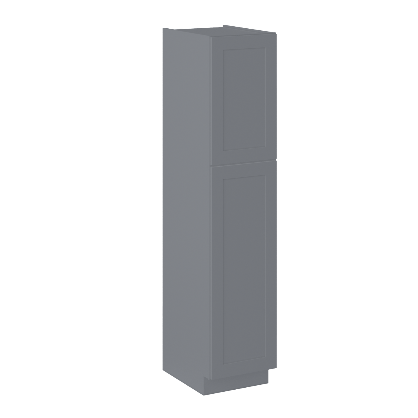 Utility Kitchen Cabinet U1884 Colonial Gray LessCare 18 in. width 84 in. height 24 in. depth - Kitchen Cabinets