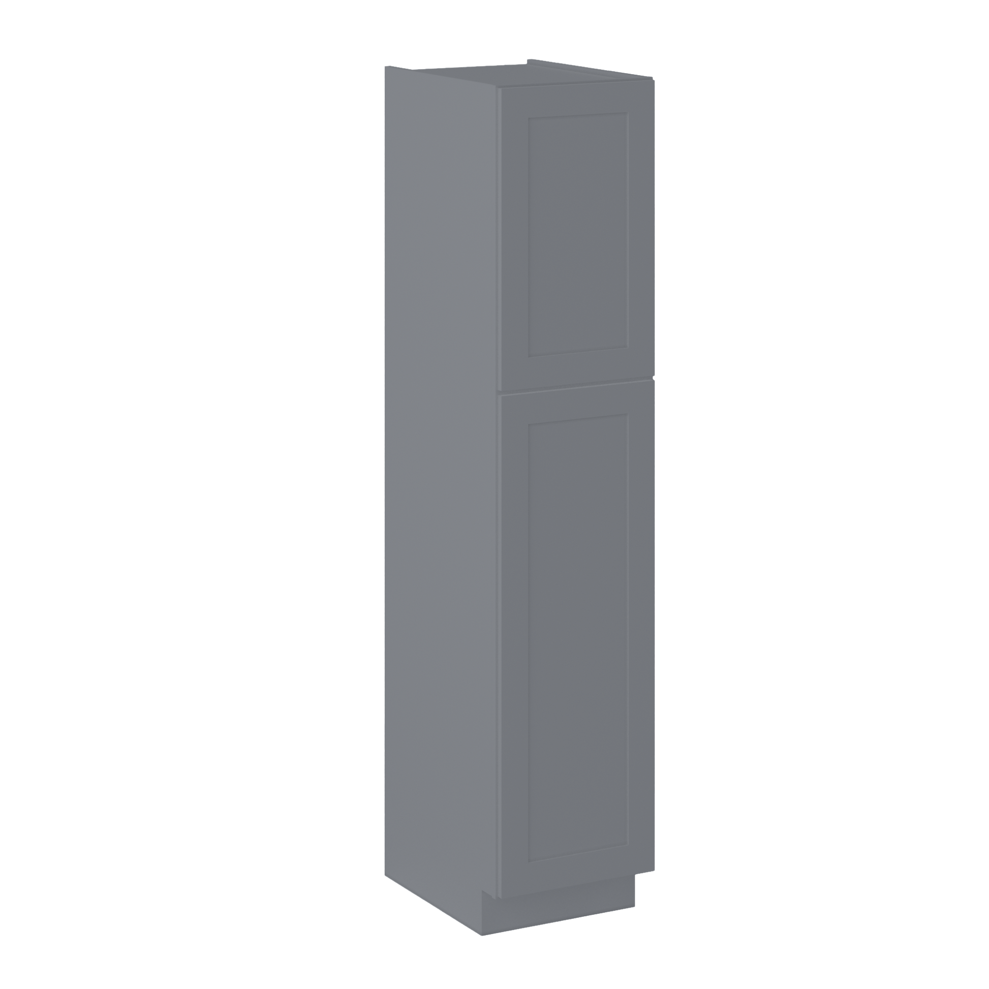 Utility Kitchen Cabinet U1884 Colonial Gray LessCare 18 in. width 84 in. height 24 in. depth - Kitchen Cabinets