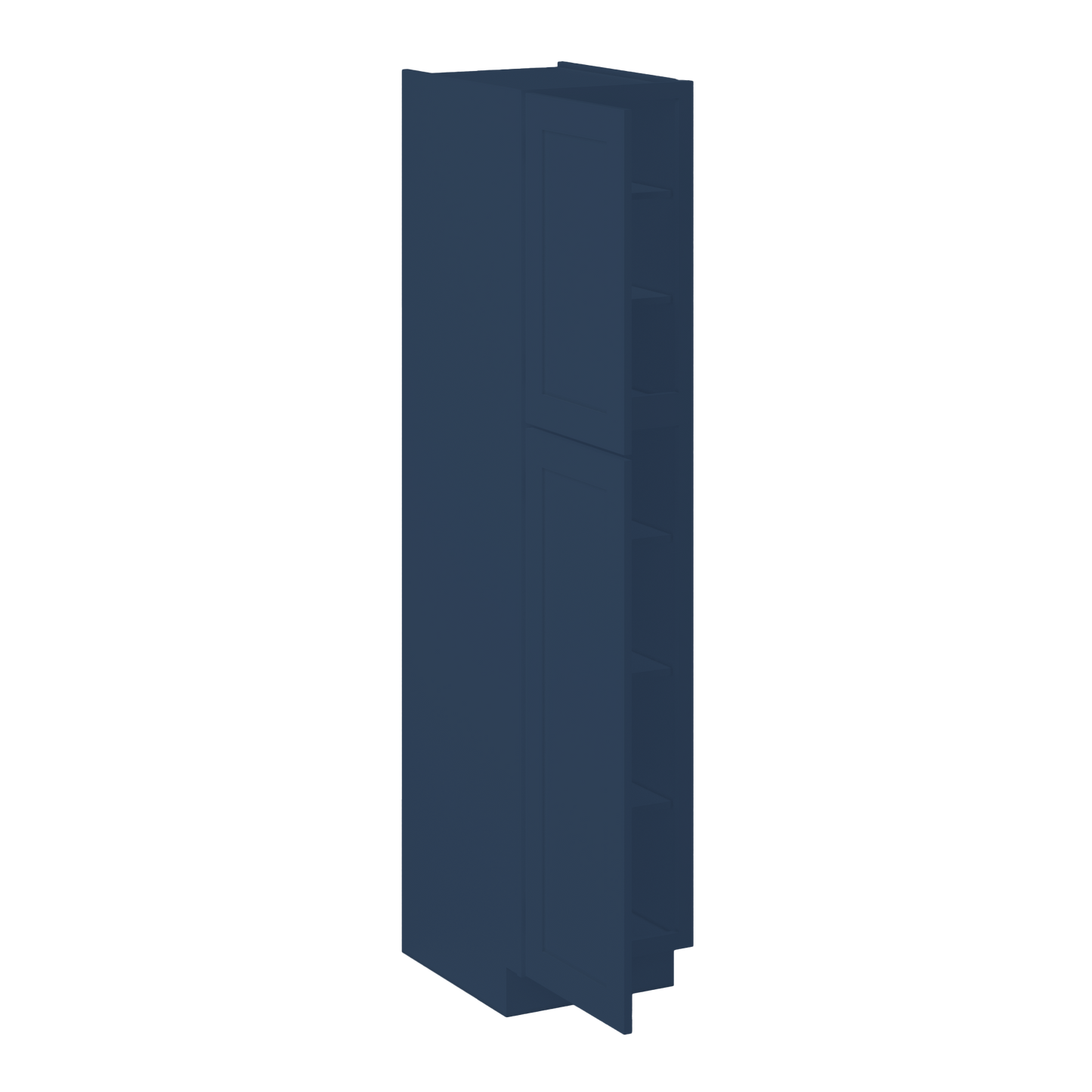 Utility Kitchen Cabinet U1884 Danbury Blue LessCare 18 in. width 84 in. height 24 in. depth - Kitchen Cabinets